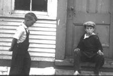 094: l-r Cam Dunphy and John Webber. (circa 1942-1944) [courtesy of Madonna  (Healey) McCarthy]  - Cam son of Thomas Dunphy &amp;amp; Anne Carroll; John son of John Webber &amp;amp; Mary Emberley